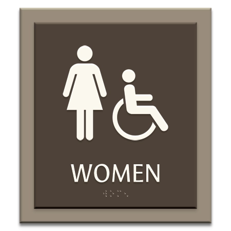 Women Sign w/Female & ISA Symbols