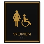 Women Sign w/Female & ISA Symbols