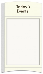 2-Line Informational Sign w/ Insert Window