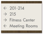 4-Line Directional Sign