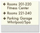 5-Line Directional Sign