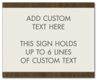 6-Line Informational Sign