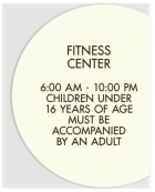 8-Line Common Room Sign