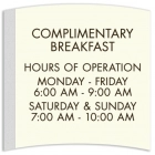 8-Line General Information Sign