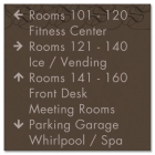 9-Line Directional Sign