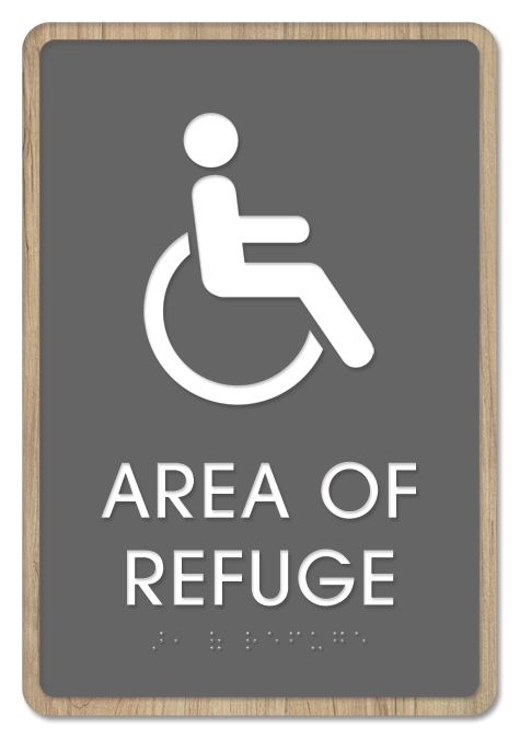 Area of Refuge Sign - ISA Symbol