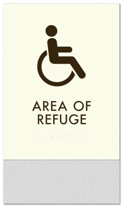 Area of Refuge Sign - ISA Symbol