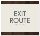 Exit Route - Egress Sign - CA Compliant