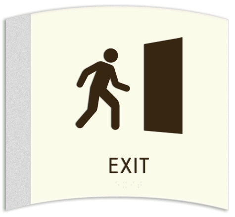 Exit Sign w/ Symbol