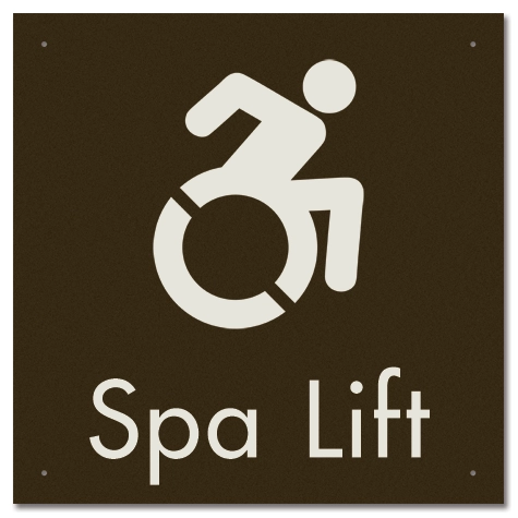Spa Lift w/Dynamic ISA Symbol - Large