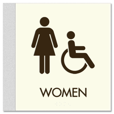 Women Sign w/Female & ISA Symbols