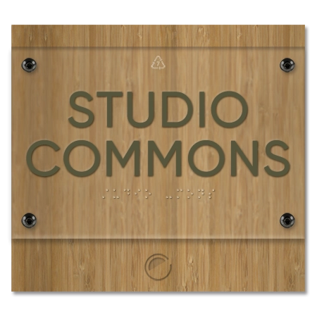 2-Line Common Room Sign