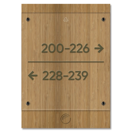 2-Line Directional Sign
