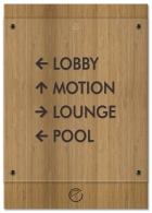 4-Line Directional Sign