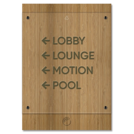 4-Line Directional Sign