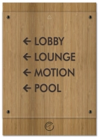 4-Line Directional Sign