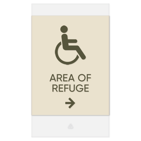 Accessible Direction Sign - ISA Symbol