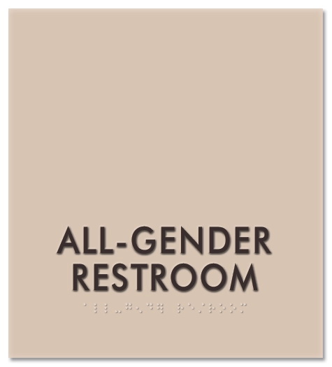 "All Gender Restroom" Sign