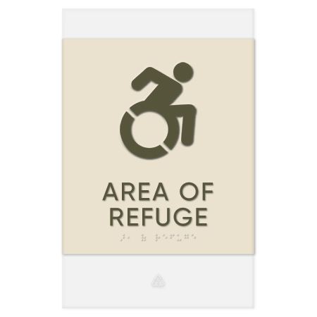 Area of Refuge Sign - Dynamic ISA Symbol