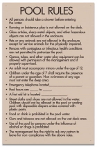 Arkansas Pool Rules Sign