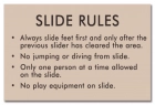 Arkansas Slide Rules Sign