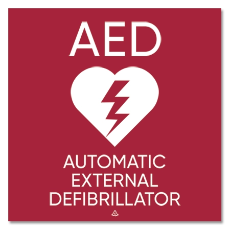 Automatic External Defibrillator Sign