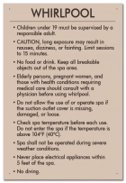 British Columbia Whirlpool Rules Sign