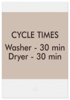 Cycle Times Sign