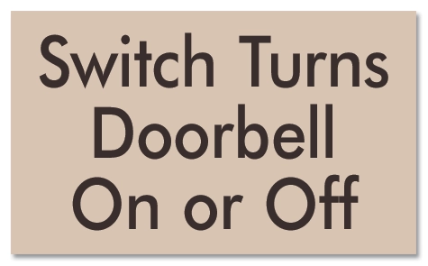 Doorbell Switch Sign
