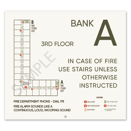 Elevator Evacuation Map