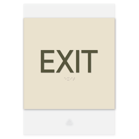 Exit Egress Sign - CA Compliant