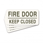 Fire Door - Keep Closed Label - 4 Pack