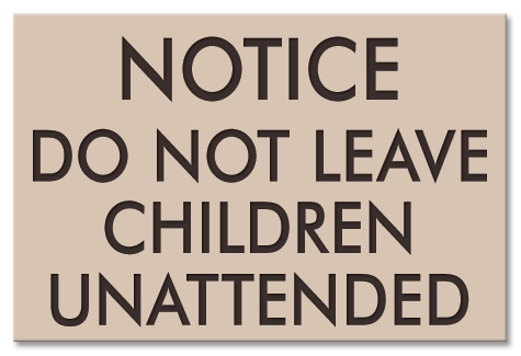Fire Pit Notice Sign