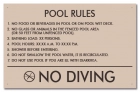 Florida Pool Rules Sign