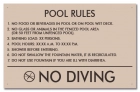 Florida Splash Pad Rules Signage