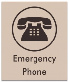 Illinois Emergency Phone Sign