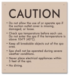 ISPSC Spa Rules Sign