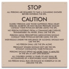 Jefferson County, Alabama Spa Rules Sign