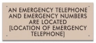 Kentucky Emergency Phone Location Sign
