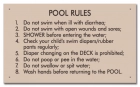MAHC Pool Hygiene Rules Sign