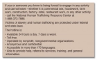 Maine & New York Human Trafficking Notice (3 Pack)