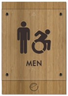 Men Sign w/Male & Dynamic ISA Symbols