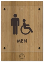 Men Sign w/Male & ISA Symbols
