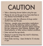 Montana Spa Rules Sign