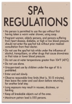 Nebraska Spa Regulations Sign