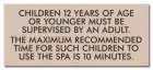 Nevada Children Under 12 Spa Rules Sign