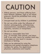 New York Spa Rules Sign