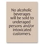 No Alcoholic Beverages To Be Sold - AL Code