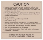 North Carolina Spa Rules Sign