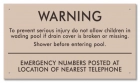 North Carolina Wading Pool Rules Sign